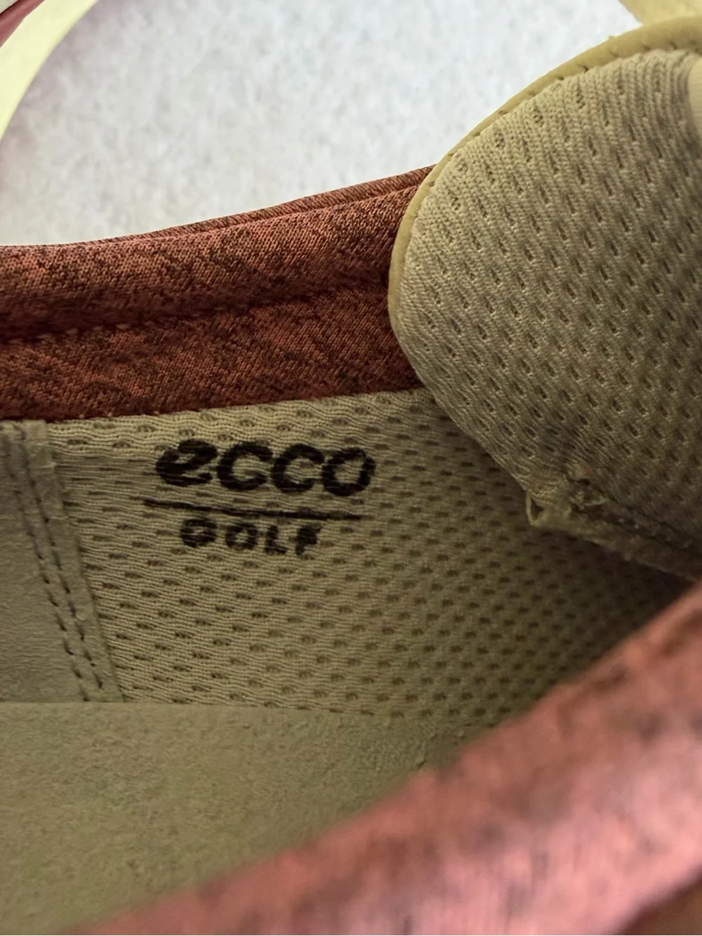 Women’s ECCO Golf Street Retro Hydromax Leather Spikeless Shoes Size EU 38 US 7